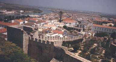 vista do Castelo de Tavira